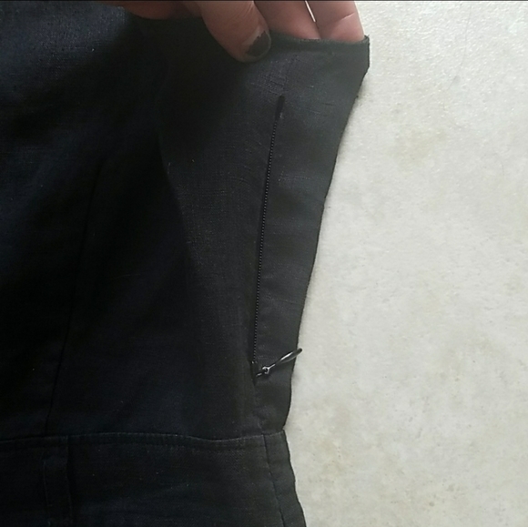 Theory Black Lines Dress Size 6 - Picture 4 of 7